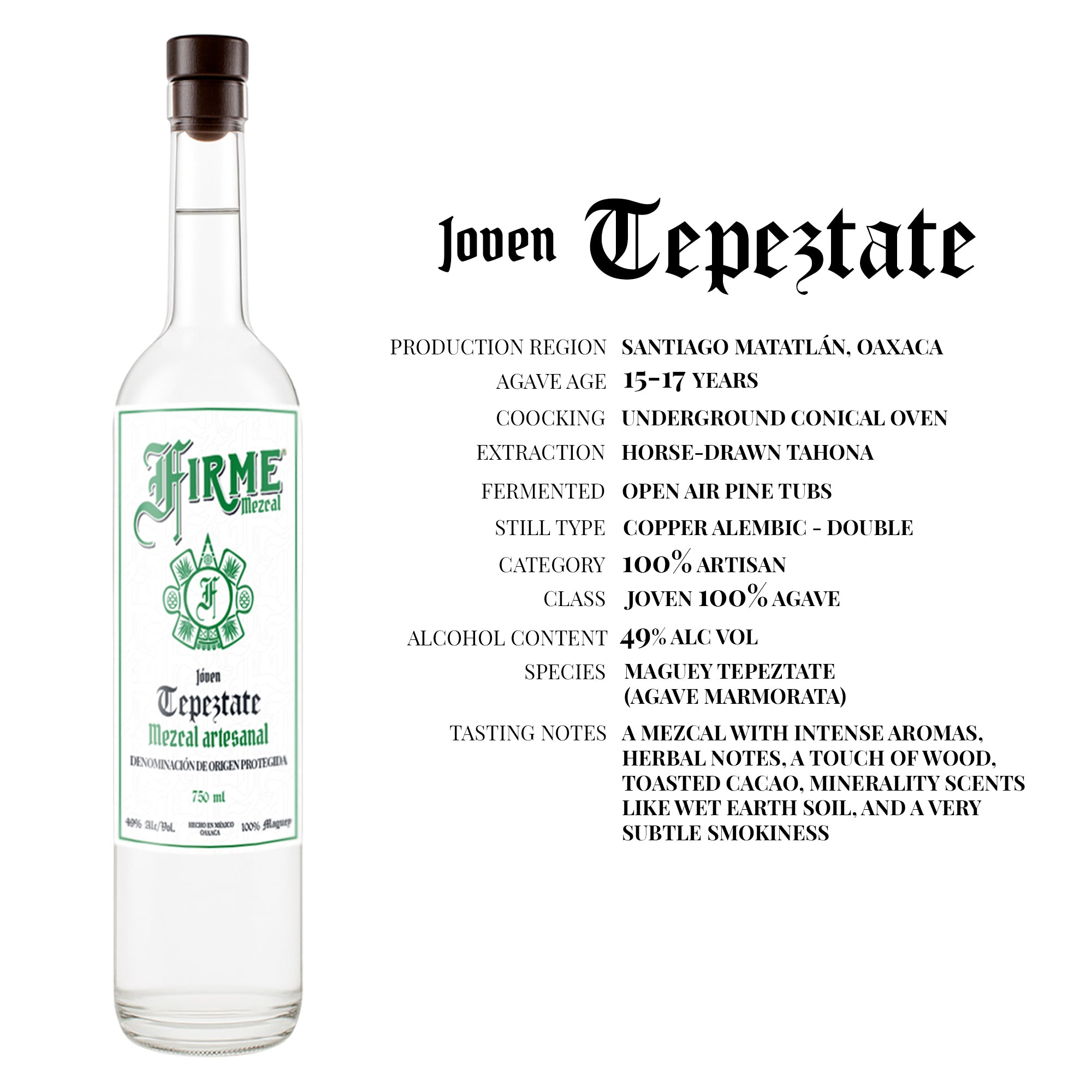 Joven Tepeztate Artisanal Mezcal | Special Edition